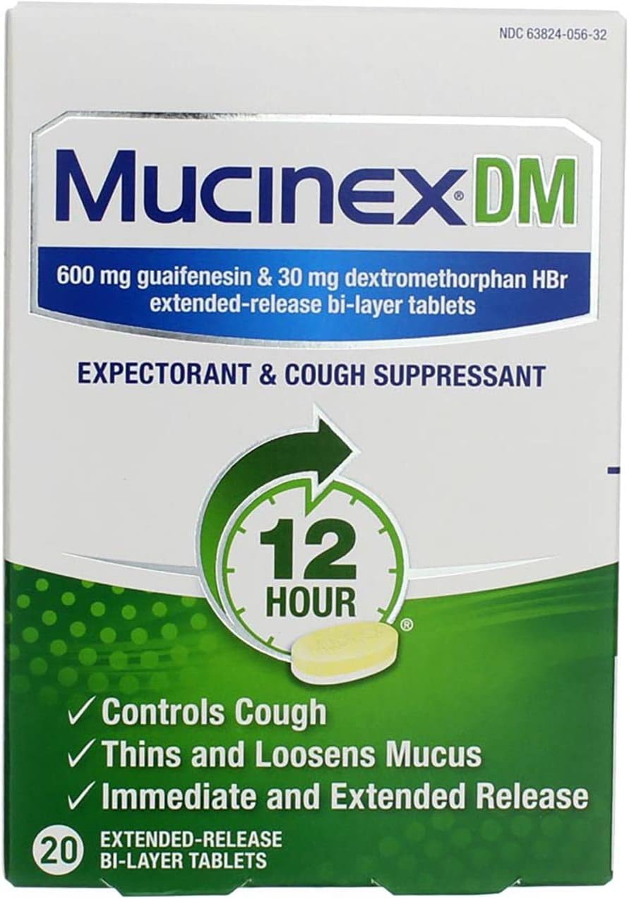 Mucinex DM 12-Hour Extended Release (Cough + Chest Congestion)