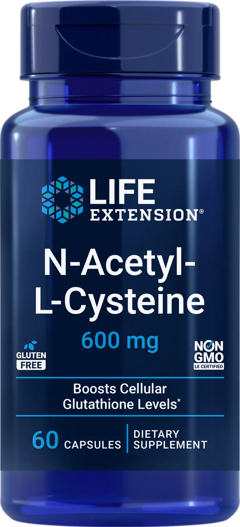 N-Acetyl-L-Cysteine (NAC) 600 mg, 60 Capsules