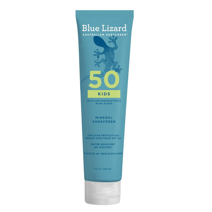 Protector solar mineral en loción Blue Lizard Kids SPF 50 (88 ml)