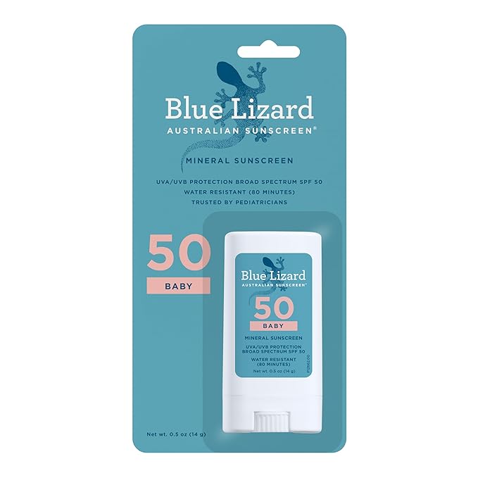 Barra Mineral de Protector Solar para Bebés Blue Lizard FPS 50 (0.5oz)
