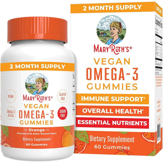 Gomitas Veganas Omega-3 de MaryRuth (60 unidades)