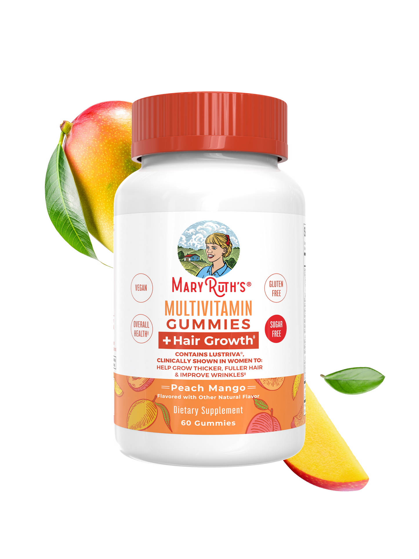 MaryRuth's Multivitamin + Hair Growth Gummies (60ct)